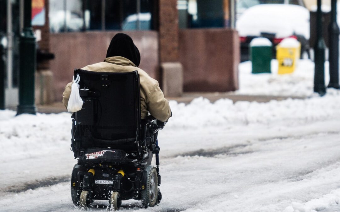 Tips for Using your Powerchair or other Mobility Devices in the Winter